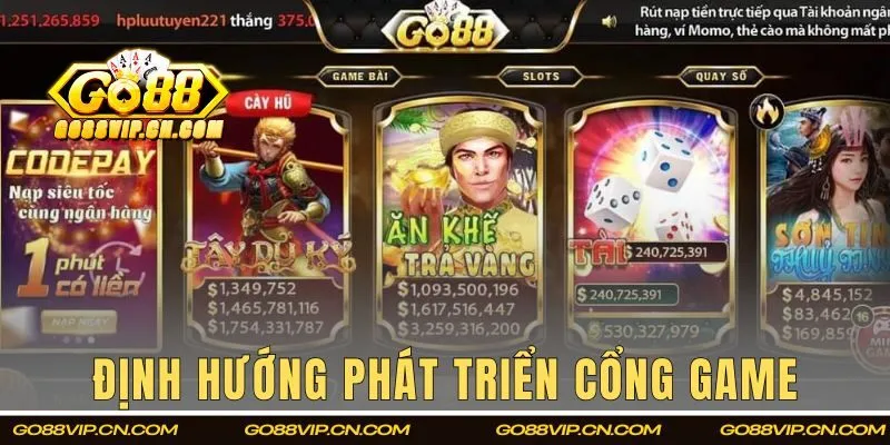 Định hướng phát triển cổng game trong tương lai