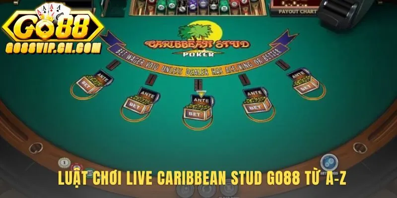 Luật chơi Live Caribbean Stud xoay quanh quyết định Tố hay Bỏ
